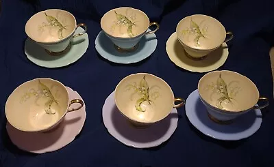 Buy Rare Paragon China Harlequin Set In The Lily Of The Valley Pattern • 69.99£