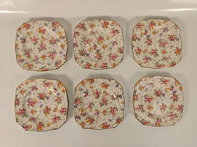 Buy Royal Winton Chintz Set Of 6 Plates In The Eleanor Pattern • 100£