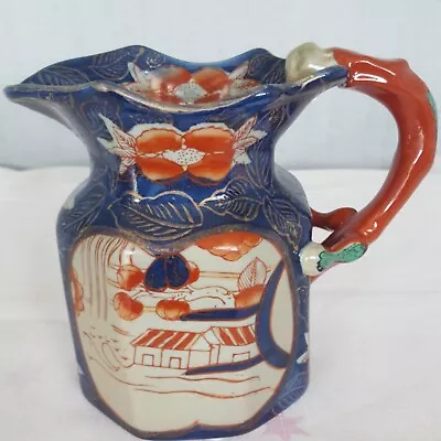 Buy Vintage Masons Ironstone Victoria Jug School House Pattern With Serpent Handle • 15.99£