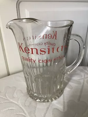 Buy Kensitas Heavy Glass Jug - Vintage • 8£