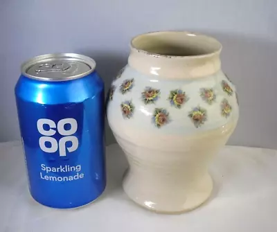 Buy Scottish Artist ANNE MORRISON Studio Art Pottery Floral Vase • 12.99£