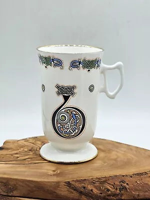 Buy Vintage Fine Bone China Irish Coffee Cup, Royal Tara Book Of Kells ET8013 • 15£