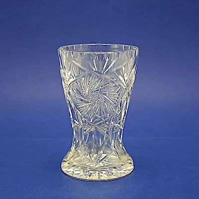Buy Crystal Pinwheel Pattern Vase - 15.25cm/6  High • 4.99£
