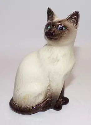 Buy Vintage Beswick Siamese Cat Sitting Model 1887 Perfect 4  Tall • 12£