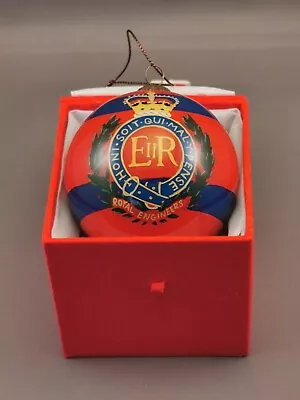 Buy Exquisite & Unique Royal Engineers (RE) Glass Commemorative Bauble • 14£