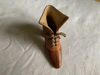 Buy Antique Royal Bayreuth Bavaria (Unmarked) Ceramic Miniature Shoe C1900, Ladies • 10£