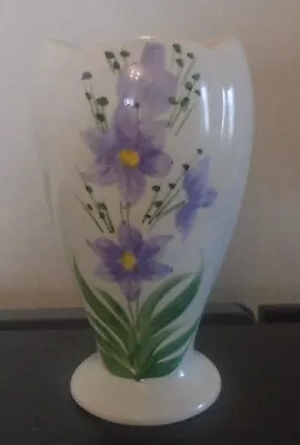 Buy Radford Pottery Floral Hand Painted Crocus Shape Vase • 4.95£