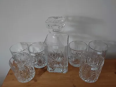 Buy Royal Doulton Whiskey Decanter Set, 6 X Glasses • 60£