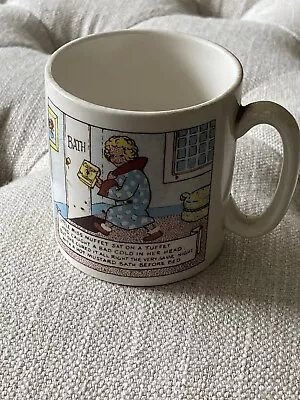 Buy LORD NELSON POTTERY Since 1758 Vintage Porcelain Baby Child Mug COLMAN'S MUSTARD • 3.99£