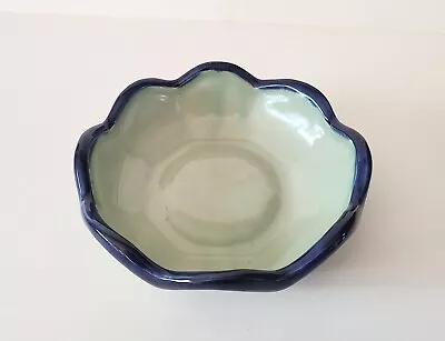 Buy Flow Blue Victoria Ware Ironstone Serving Dish With Scalloped Edges 6 1/4 Inches • 23.25£