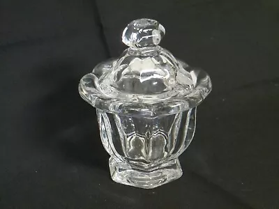 Buy Vintage 1950s Sugar Preserves Jelly Jar W/ Lid And Spoon Slot Clear Cut Glass • 8.38£