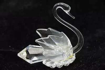 Buy Swarovski Crystal Glass Small Swan Figure Ornament - Unboxed • 9.99£