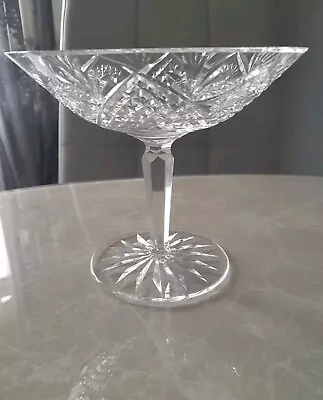 Buy Vintage Waterford Crystal Cut Glass 'Hobstar' Pattern Decorative Compote As Is • 6£