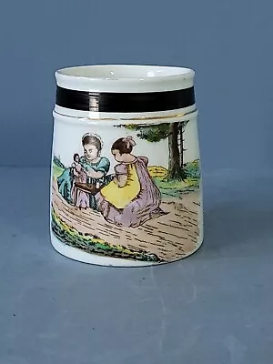 Buy Antique Victorian Childs Mug Children Playing With Doll • 6£