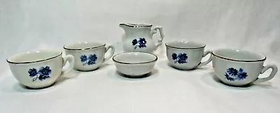 Buy Porcelain Childs Tea Set Blue Floral Kahla German Democratic Republic 6 Piece  • 14£