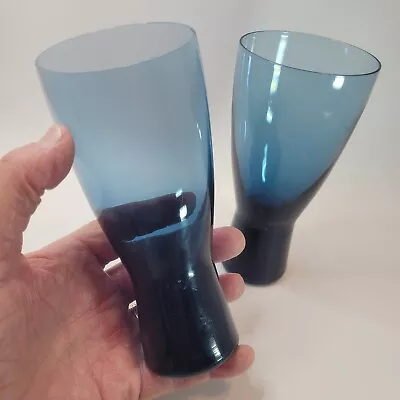 Buy Imperial Glass Cobalt Tumblers Scandinavian Style Set Of 2 MOD Replacements 6.5  • 17.66£