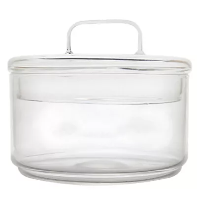 Buy  Glass Bowl Clear Fruit To Go Food Containers With Lids Snack Can • 9.79£
