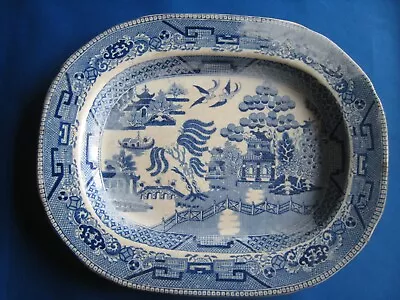 Buy Willow Pattern Rectangle Platter 29 Cm X 23 Cm. • 9.50£