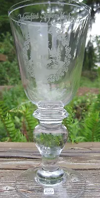 Buy Vtg Kosta Boda Sweden Glass Goblet Crystal Signed 1976 Seglora Church Xmas Large • 33.55£