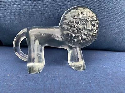 Buy Kosta Boda Art Glass Lion FIgurine, Bertil Vallien, 1975, Zoo Series, 5 1/2  • 16.30£