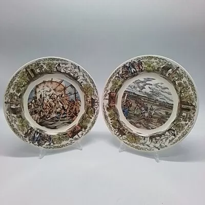 Buy Wedgwood Williamsburg Commemorative Ware Jamestown & Yorktown Virginia Plates • 20£