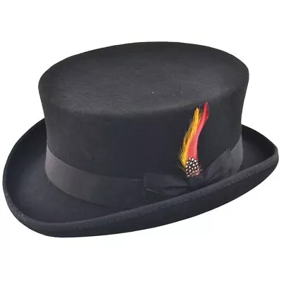 Buy Top Hat Mid Crown Dressage Equestrian Top Hat, Black Party Festival Hat • 32.69£