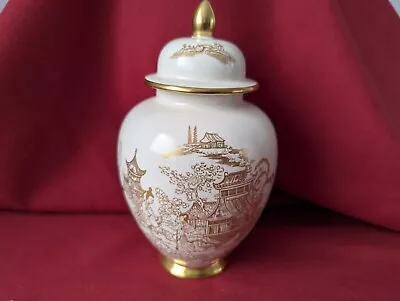 Buy Stunning Gold And White Carlton Ware Ginger Jar • 20£