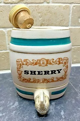 Buy 1960's Novelty Wade Sherry Barrel Decanter Royal Victoria Pottery W & A Gilbey  • 10£