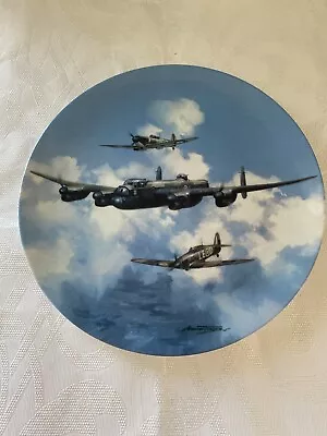 Buy Coalport Limited Edition Plate Reach For The Sky  Victory Fly Past & Certificate • 11£