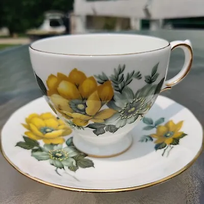 Buy Vintage Queen Anne Bone China Tea Cup And Saucer Gold Trim  Made In England • 13.97£