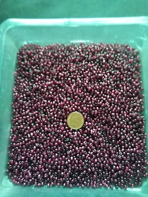 Buy 200 Gram Of Size 6 Red  Lined Glass Seed Beads LAST 1 • 2.75£