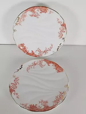 Buy Two Antique Crown Staffordshire Serving Plates Dated 1891 • 39£