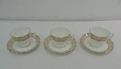 Buy Vintage Adderley Bone China Demitasse Espresso Cups And Saucers - Thames Hospice • 10£