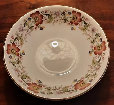 Buy English Bone China Trinket Dish Pretty Floral With Gold Edge • 15£