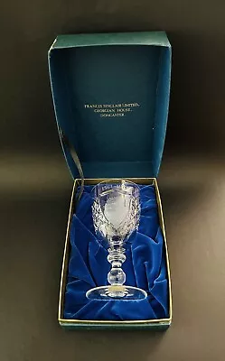 Buy Edinburgh Crystal Goblet Engraved Edinburgh Castle Limited Edition • 25£