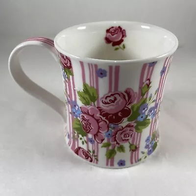 Buy Dunoon Rose Chintz By Caroline Bessie Pink Fine Bone China Mug Cup Tea England • 8.99£