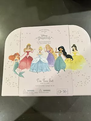 Buy Pottery Barn Kids Disney Princess Pink Mini Tin Tea Play 14 Pc Set #6522 • 55.92£