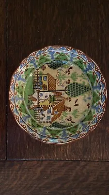 Buy Antique 1914 Royal Doulton Sampler Bowl Plate Dish D3749 Seriesware Series Ware • 107.17£