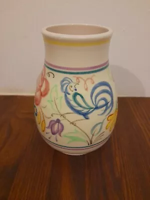 Buy Poole Pottery 6 Inch Vintage Ceramic Vase LE (bird) Pattern - 266 Shape • 14£