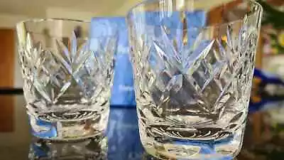 Buy Royal Doulton Crystal Georgian Tumbler Glasses X 2 Whisky Water • 11.50£