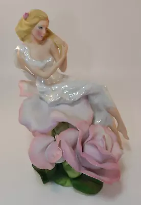 Buy Franklin Mint  9  Lady Figurine Lady Rose By Jegou C1988 A/F • 12.99£