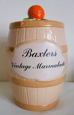Buy Vintage Govancroft Potteries, Scotland,  Baxters Marmalade Lidded Preserve Pot • 5£