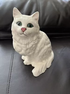 Buy BESWICK Large WHITE PERSIAN Cat #1867 8.5  Tall • 16£