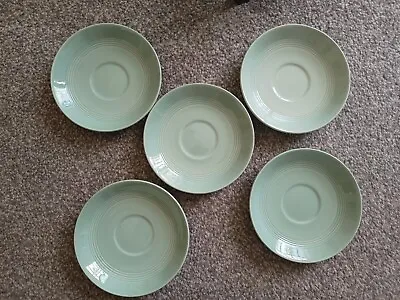 Buy 5 X Woods Ware Beryl Spare Saucers • 5£