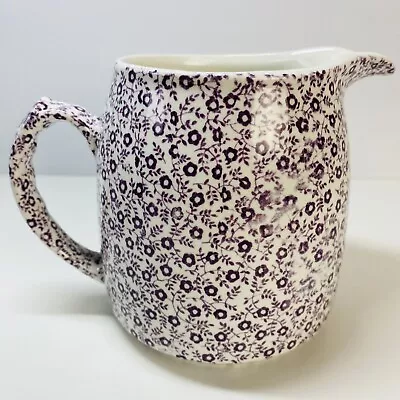 Buy Burleigh Felicity Floral Purple Pitcher Jug • 24£