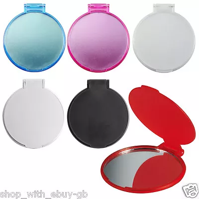 Buy Ladies Handbag Cosmetic Mirror Compact Folding Purse Vanity Pocket Size Make Up • 1.99£