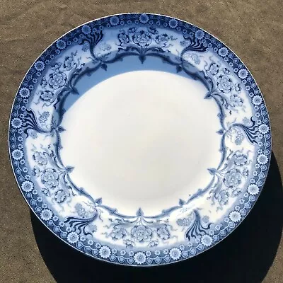 Buy Antique F Winkle & Co Colonial Pottery Malvern Blue & White Ceramic Plate • 6£