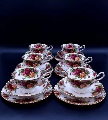 Buy Royal Albert 'Old Country Roses' Avon Shape Tea Cups -Set Of 6-Seconds • 209.90£