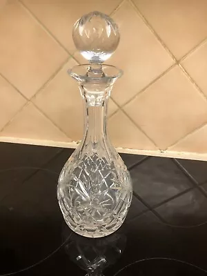 Buy Vintage Heavy Cut Crystal Diamond Wine Glass Decanter 12  • 45.99£