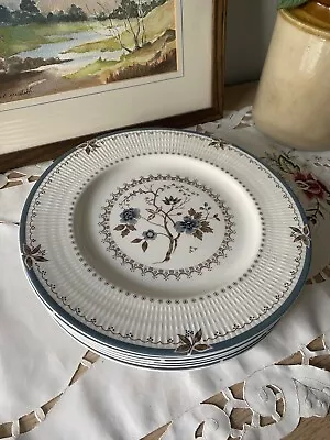 Buy VGC Vintage Royal Doulton Old Colony Dinner Plates/Blue Floral Dinner Plates • 12£
